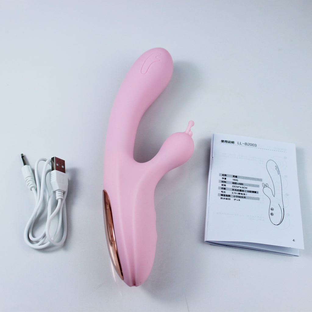 Curved G-Spot Vibrator - USB Rechargeable Premium Silicone Personal Massager, Ultra Quiet Operation