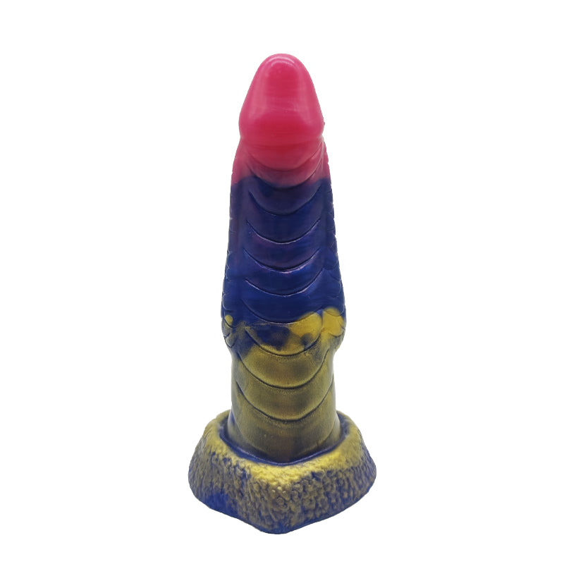 Green Realistic Dildo with Suction Cup - 17.6cm Premium Liquid Silicone Toy
