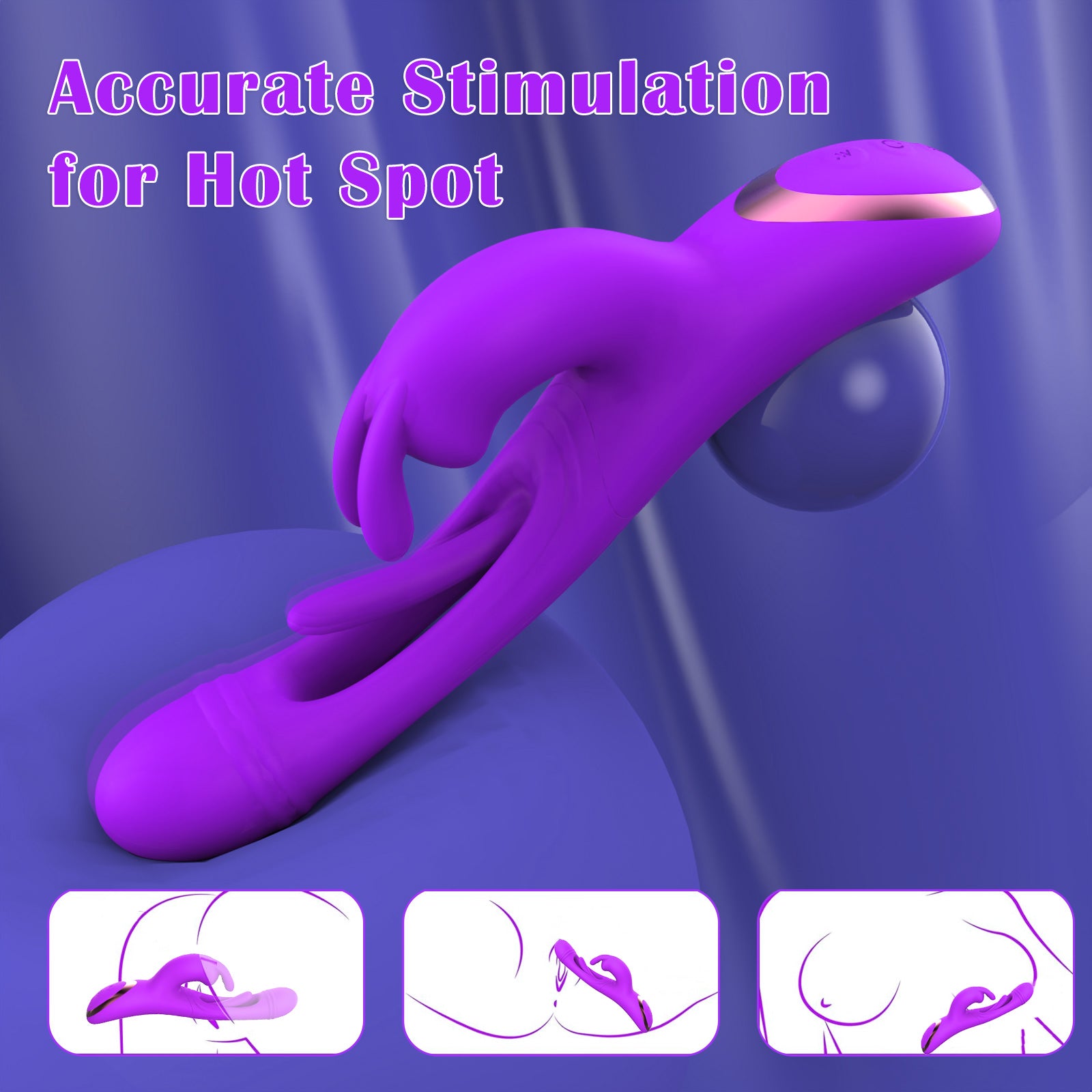 Luxury 9-Function Wearable Vibrator - Vibrating Tongue Licking with Heating & APP Remote Control