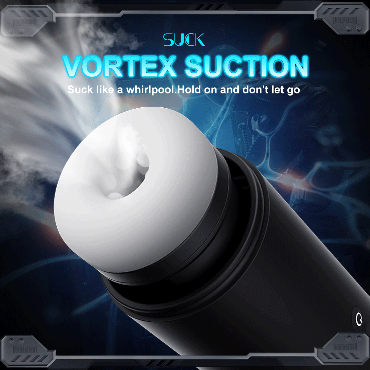 Premium Space Male Masturbator - Triple Motor Technology, Thrusting & Sucking & Vibration, Intelligent Heating, Type-C Fast Charging