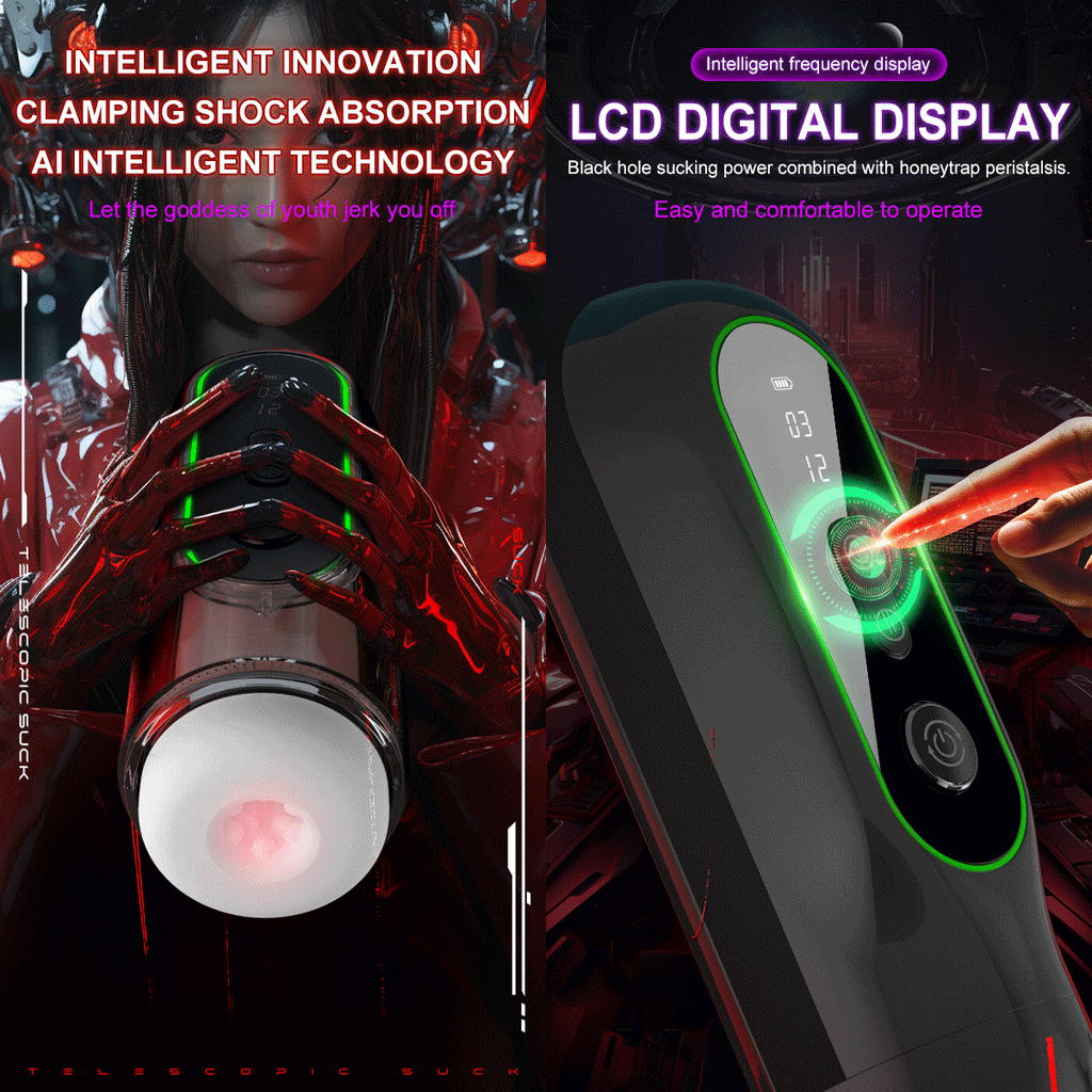 Space Traveler Male Masturbator with APP Control - 9 Vibration Modes USB Rechargeable