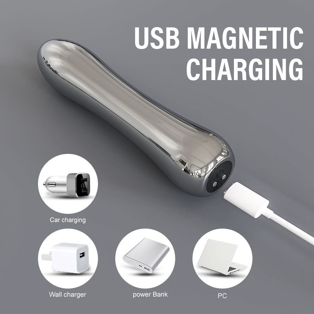 Premium Silicone Vibrator for Women - Battery Operated Personal Massager, Ultra Quiet <55dB