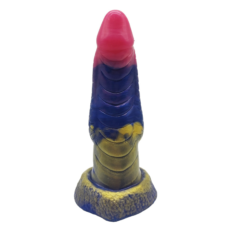 Green Realistic Dildo with Suction Cup - 17.6cm Premium Liquid Silicone Toy