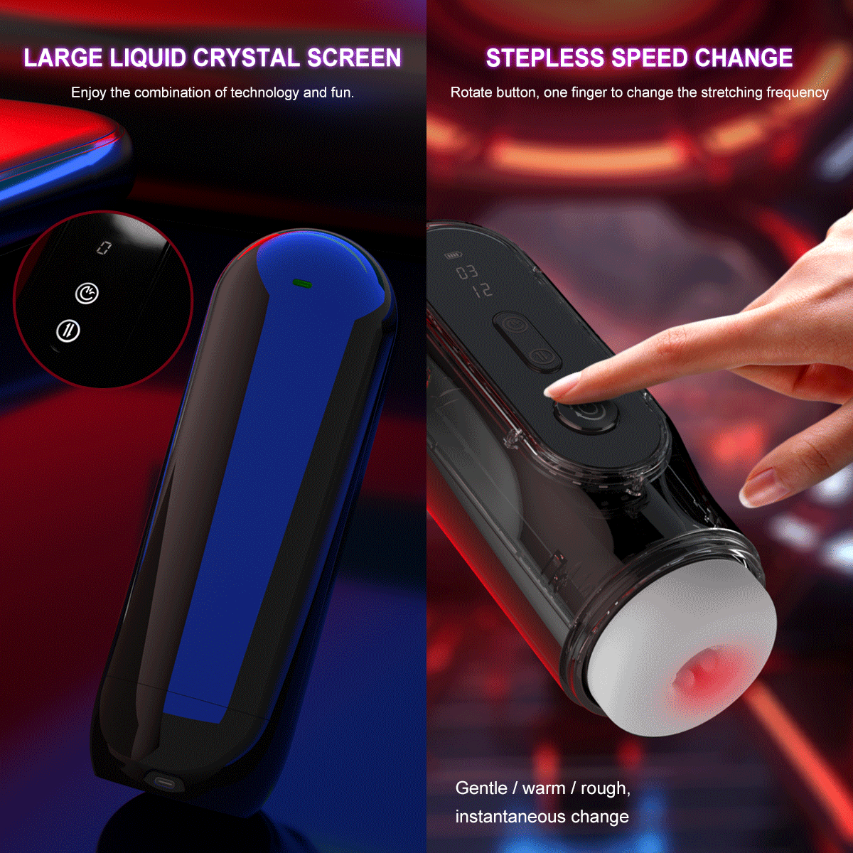 Space Traveler Male Masturbator with APP Control - 9 Vibration Modes USB Rechargeable