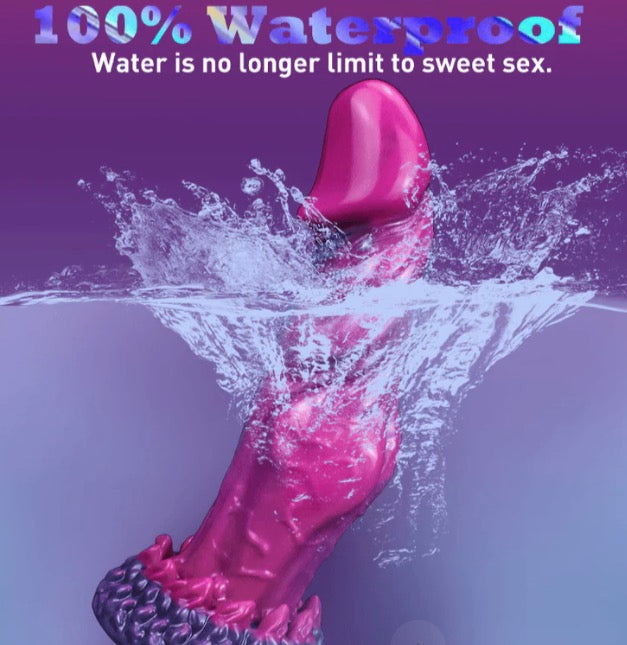 Liquid Silicone Physical Massager – Non-Vibrating, Blue, 22cm Height, 5cm Diameter, 457g, 9.5cm Suction Base – Titan