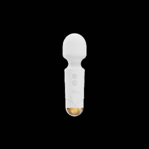 Mini Bullet Vibrator - USB Rechargeable Silicone Massager, Ultra Quiet <55dB, Compact & Portable
