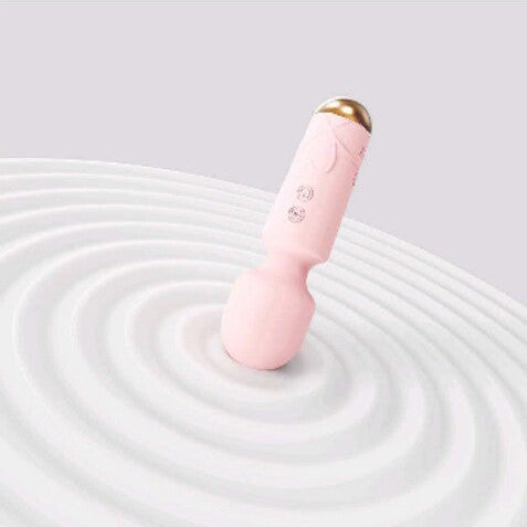 Mini Bullet Vibrator - USB Rechargeable Silicone Massager, Ultra Quiet <55dB, Compact & Portable