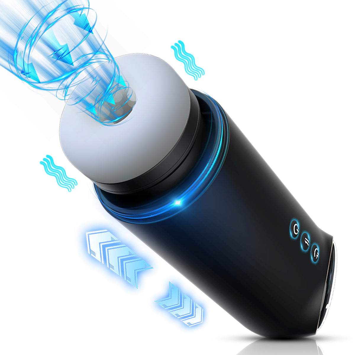 Premium Space Male Masturbator - Triple Motor Technology, Thrusting & Sucking & Vibration, Intelligent Heating, Type-C Fast Charging