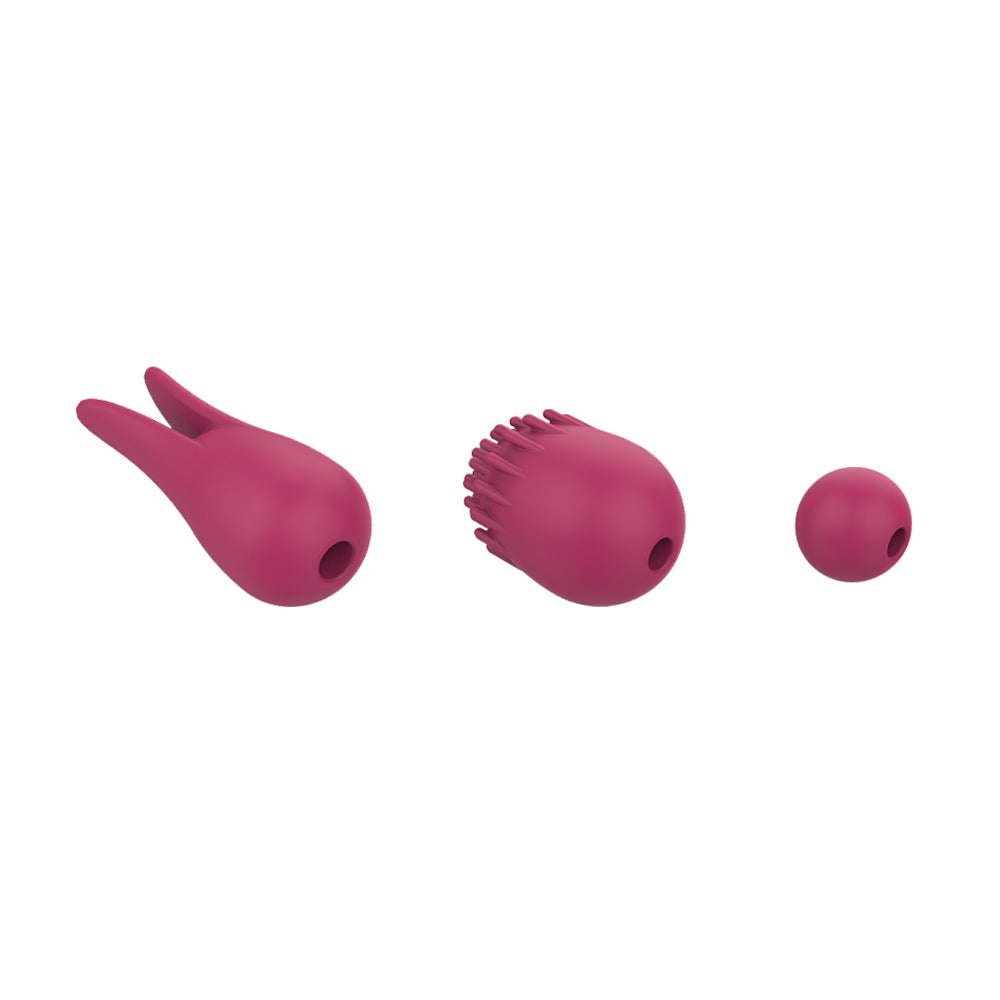 Dual-Action Tongue Licking Vibrator - 9 Vibration Modes + 9 Licking Modes USB Rechargeable Pleasure Device