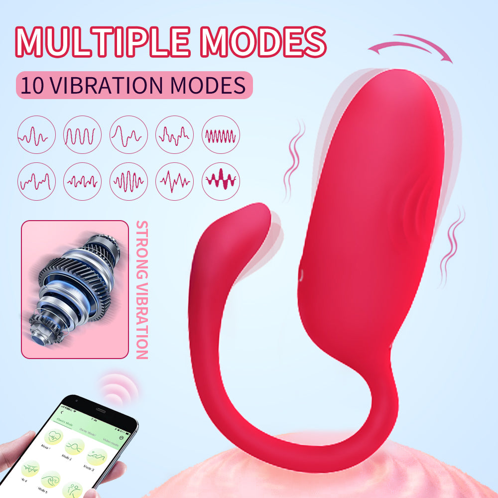 Swan Wearable Vibrator - USB Rechargeable with Remote Control, Dual Motor Stimulation, Waterproof Design, 10 Modes, Couples Pleasure Toy