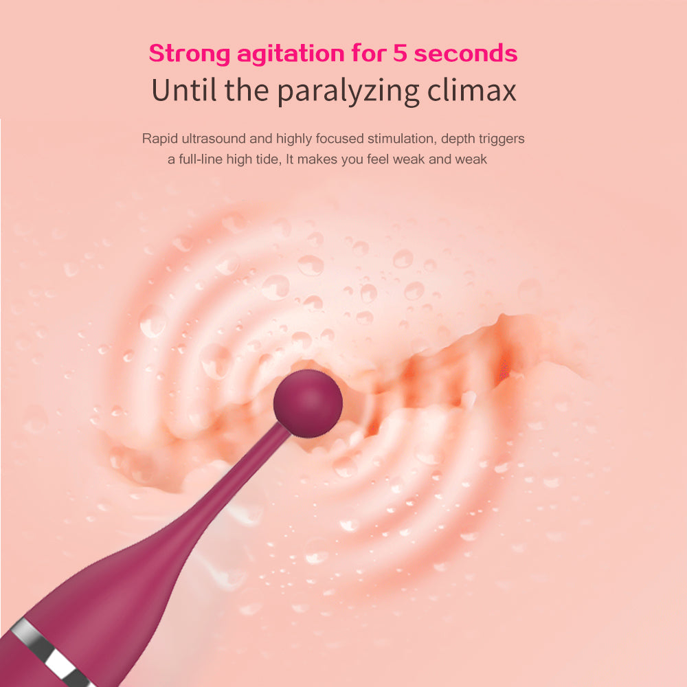 Dual-Action Tongue Licking Vibrator - 9 Vibration Modes + 9 Licking Modes USB Rechargeable Pleasure Device