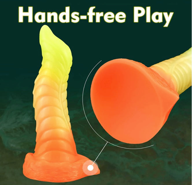 Pink Blue Realistic Dildo with Suction Cup - 20cm Premium Liquid Silicone