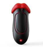 Oral Training Male Masturbator - APP Remote Control, Dual Motors, 9 Vibration Modes, Red Lips Design, Ultra Silent