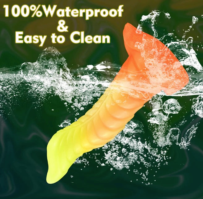 Pink Blue Realistic Dildo with Suction Cup - 20cm Premium Liquid Silicone