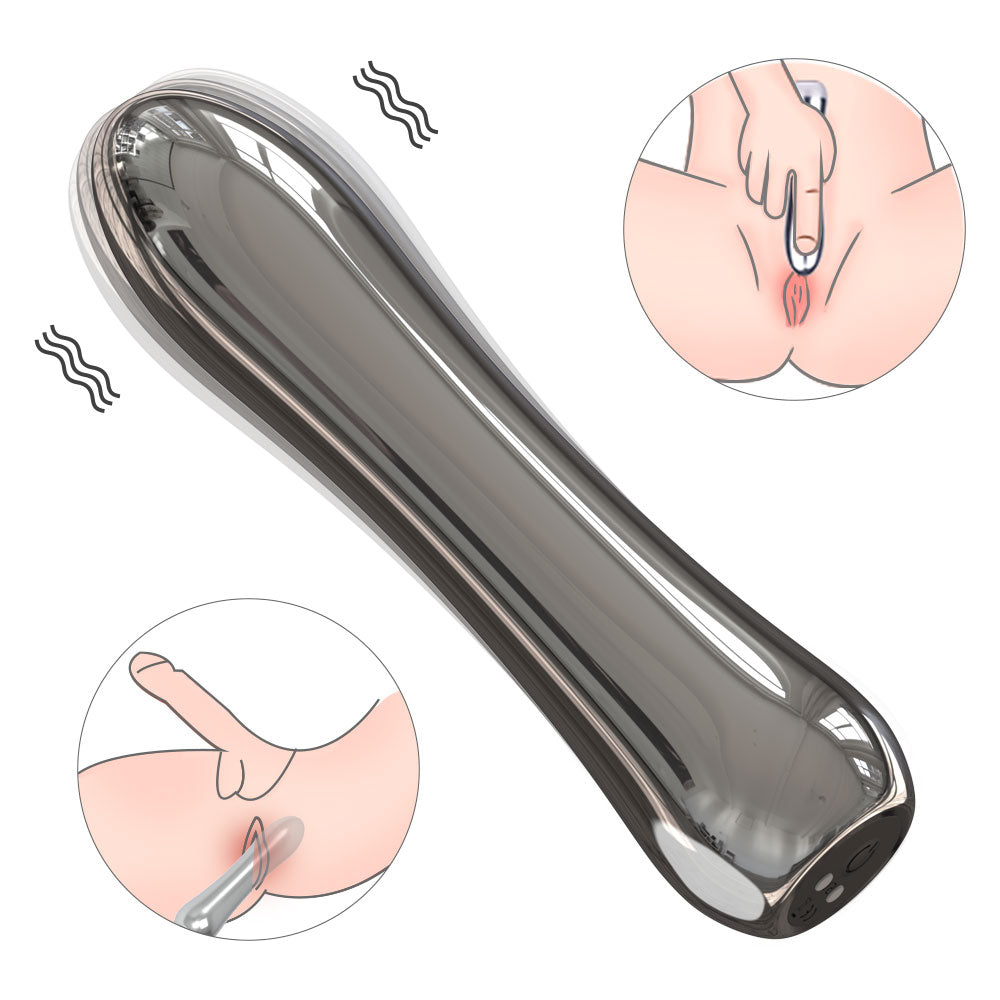 Premium Silicone Vibrator for Women - Battery Operated Personal Massager, Ultra Quiet <55dB
