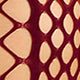 Seductive Burgundy Mesh Bodysuit - Large Fishnet Chest, Fine Mesh Sleeves, See-Through Lingerie, One Size