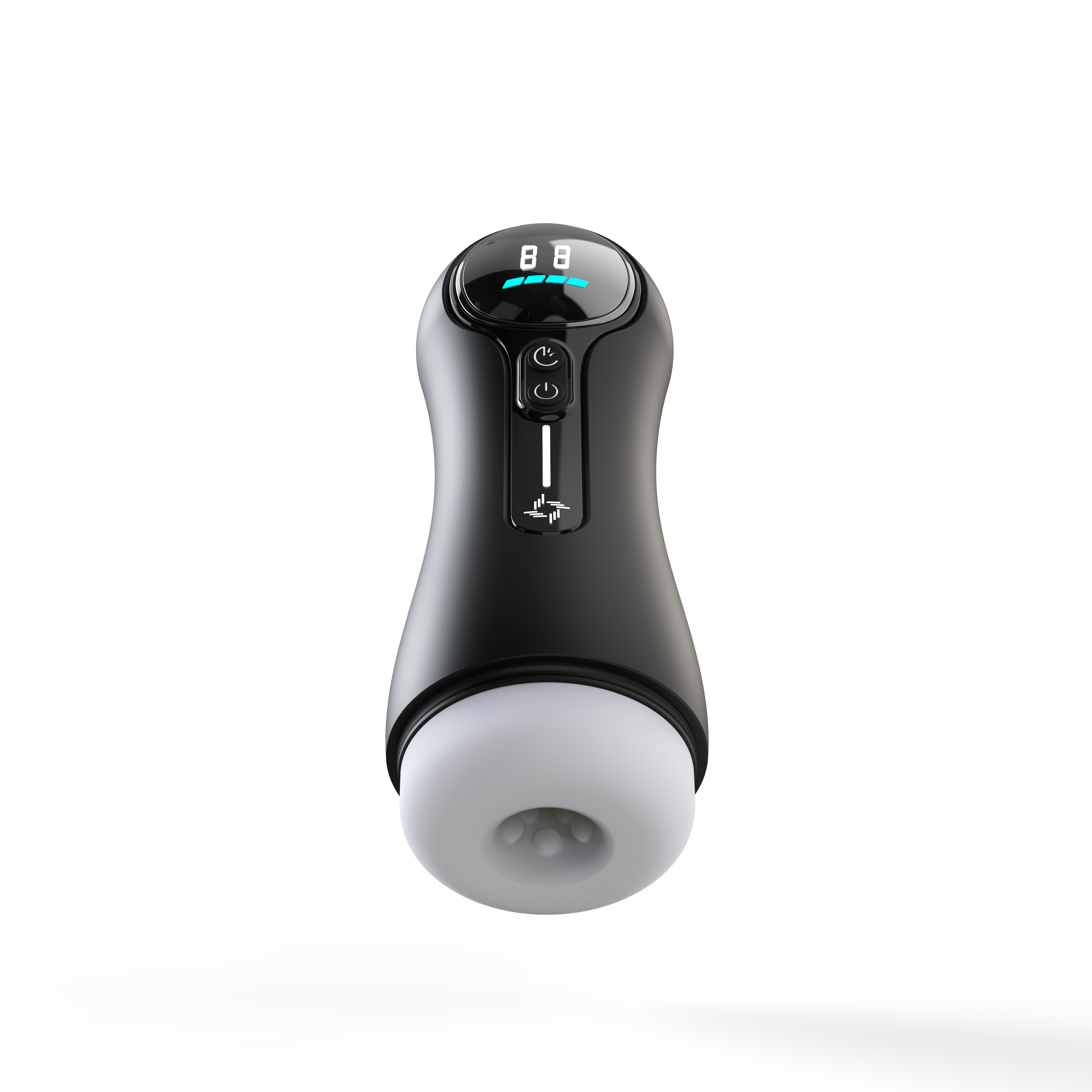Male Masturbator with Sucking & Vibration - 4 Suction + 9 Vibration Modes, LED Display, USB Rechargeable