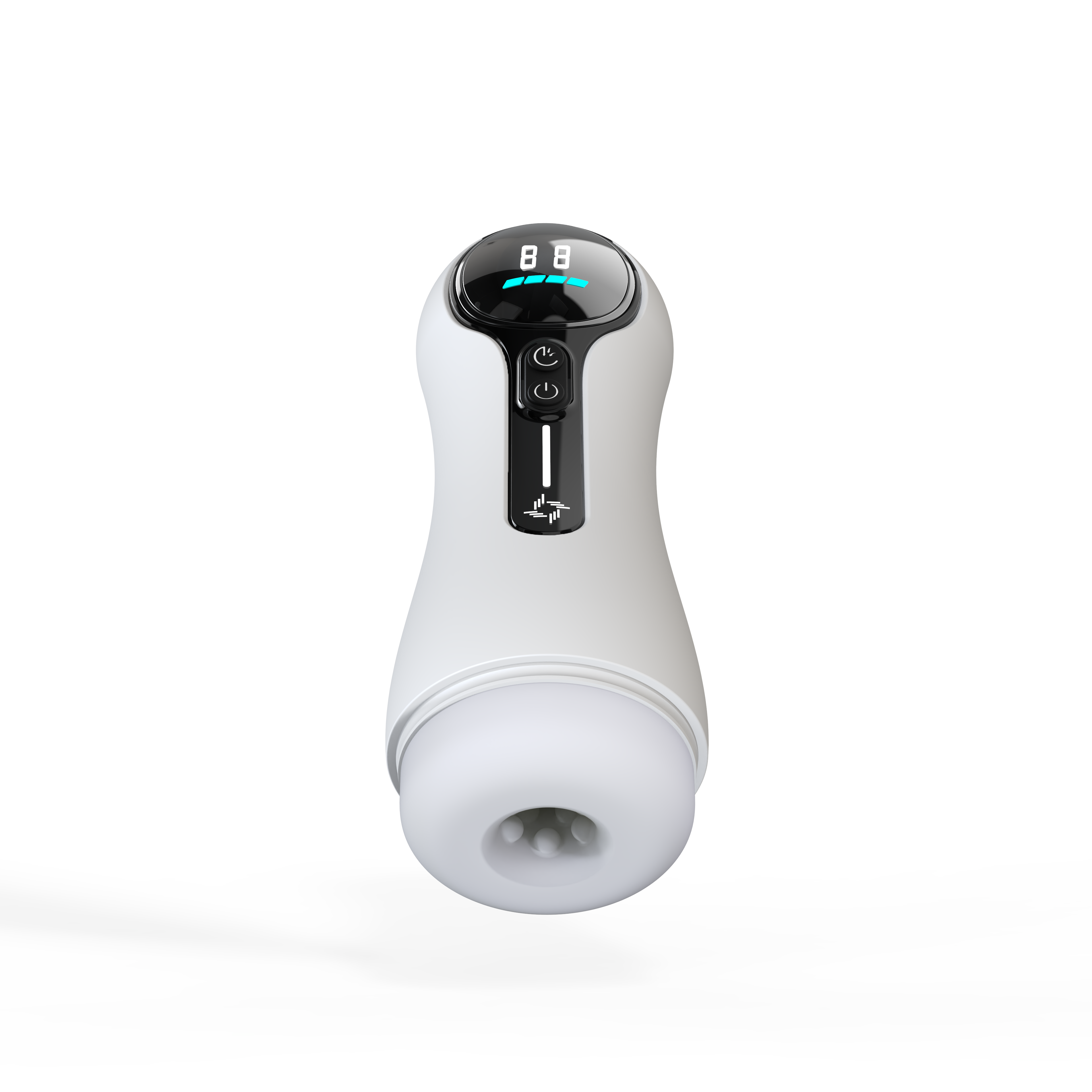 Male Masturbator with Sucking & Vibration - 4 Suction + 9 Vibration Modes, LED Display, USB Rechargeable