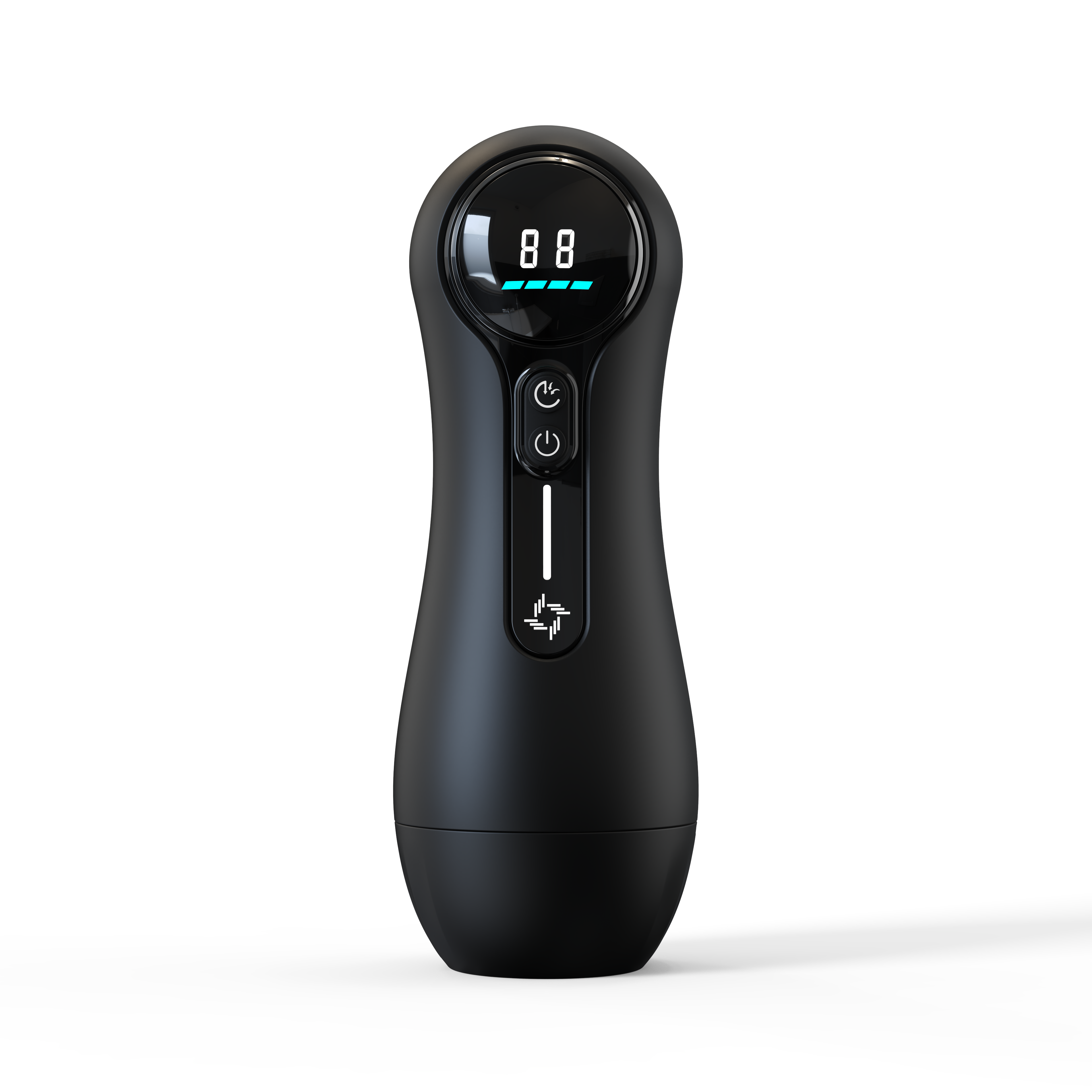 Male Masturbator with Sucking & Vibration - 4 Suction + 9 Vibration Modes, LED Display, USB Rechargeable