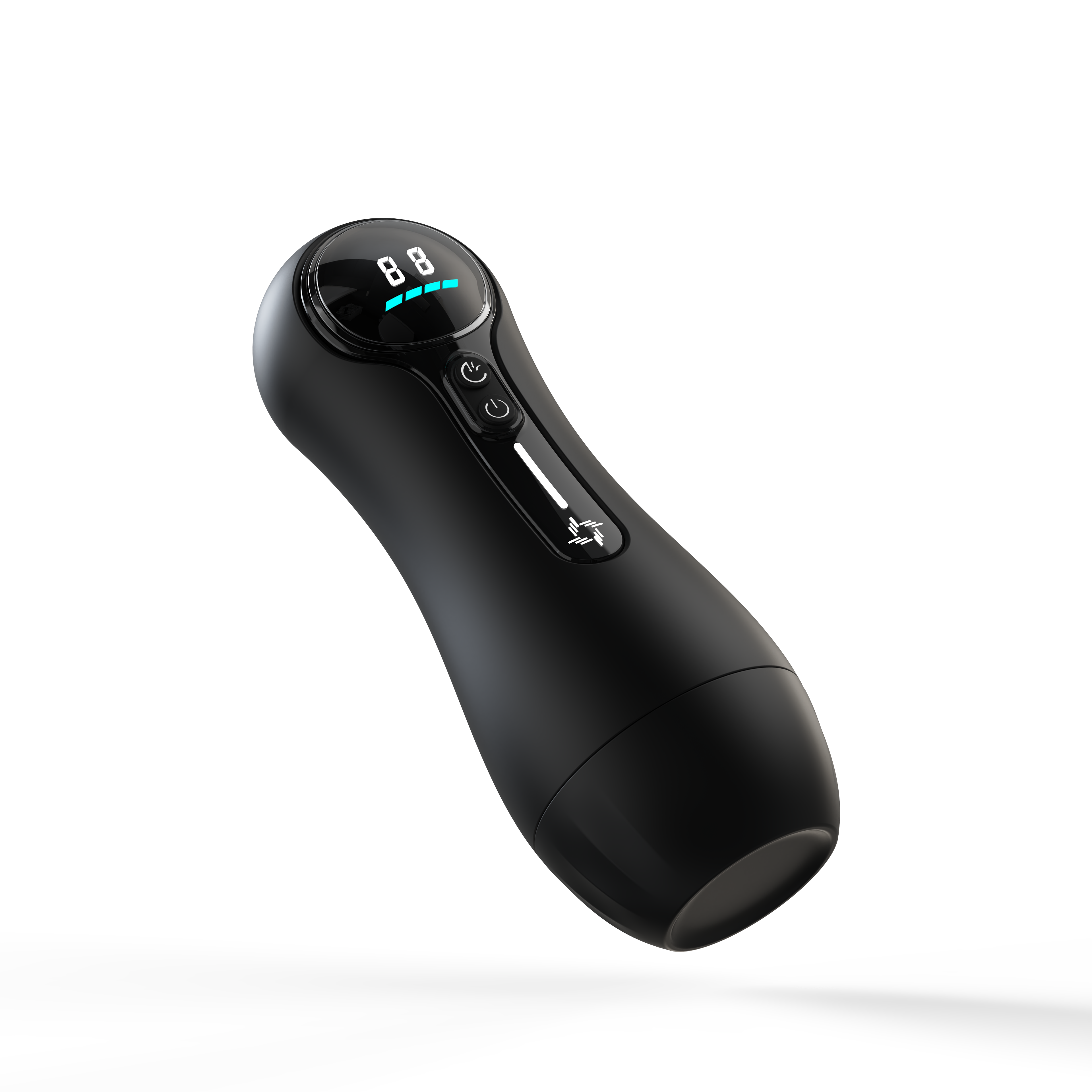 Male Masturbator with Sucking & Vibration - 4 Suction + 9 Vibration Modes, LED Display, USB Rechargeable