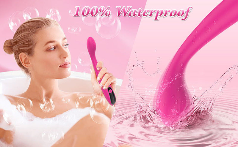 Compact Mini Vibrator - Premium Silicone+ABS Material, USB Rechargeable, Ultra Quiet Operation <50dB