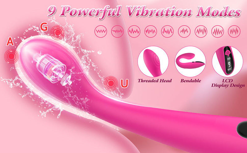 Compact Mini Vibrator - Premium Silicone+ABS Material, USB Rechargeable, Ultra Quiet Operation <50dB