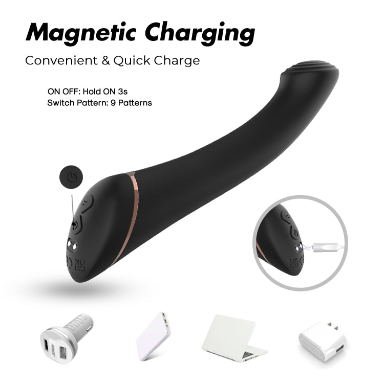 9-Function Luxury Rabbit Vibrator - Vibrating Sucking Swinging Rotating Thrusting with Heating & APP Remote Control