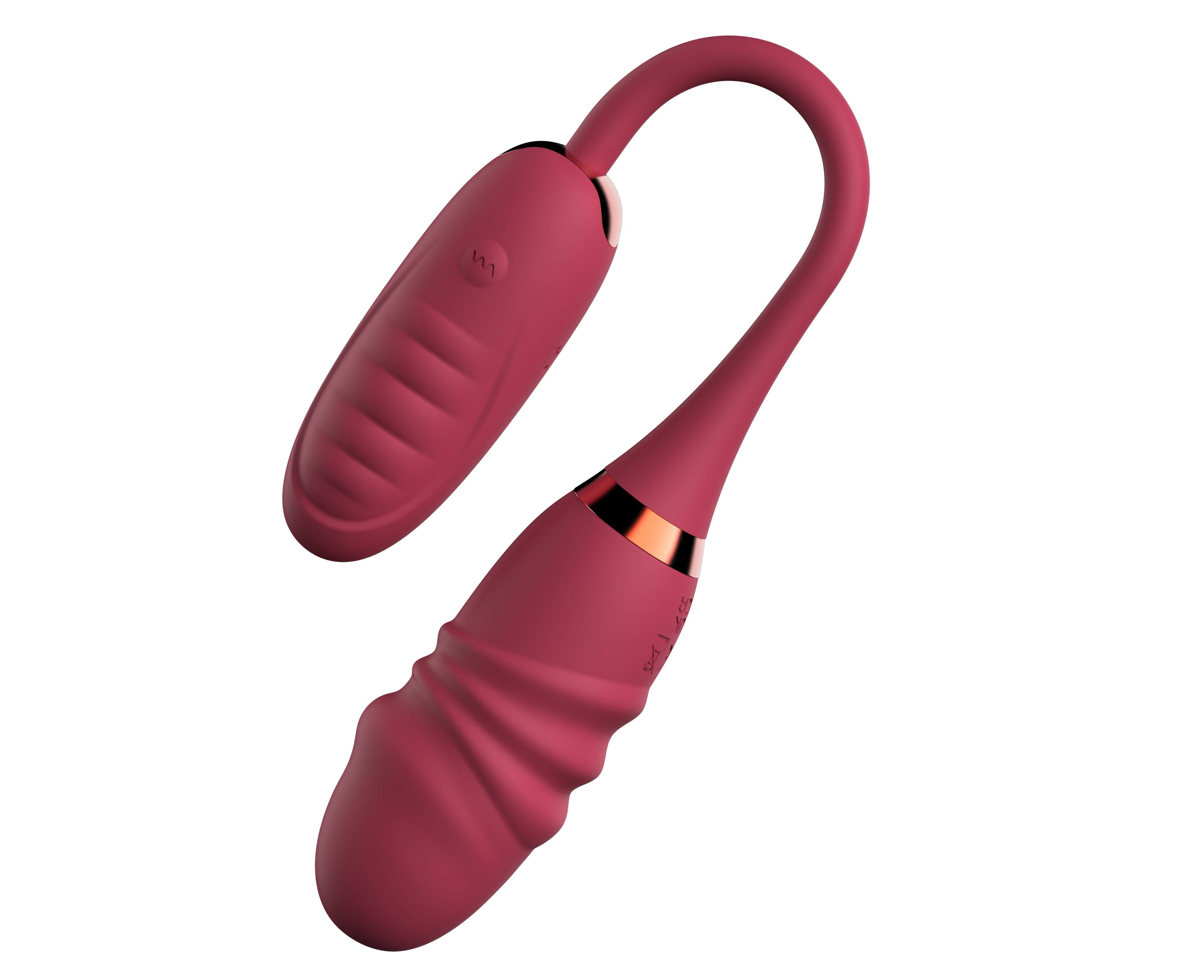 Premium Dual-Ended Vibrator with Wireless Remote Control - Textured Silicone 165mm USB Rechargeable <50dB Quiet Massager