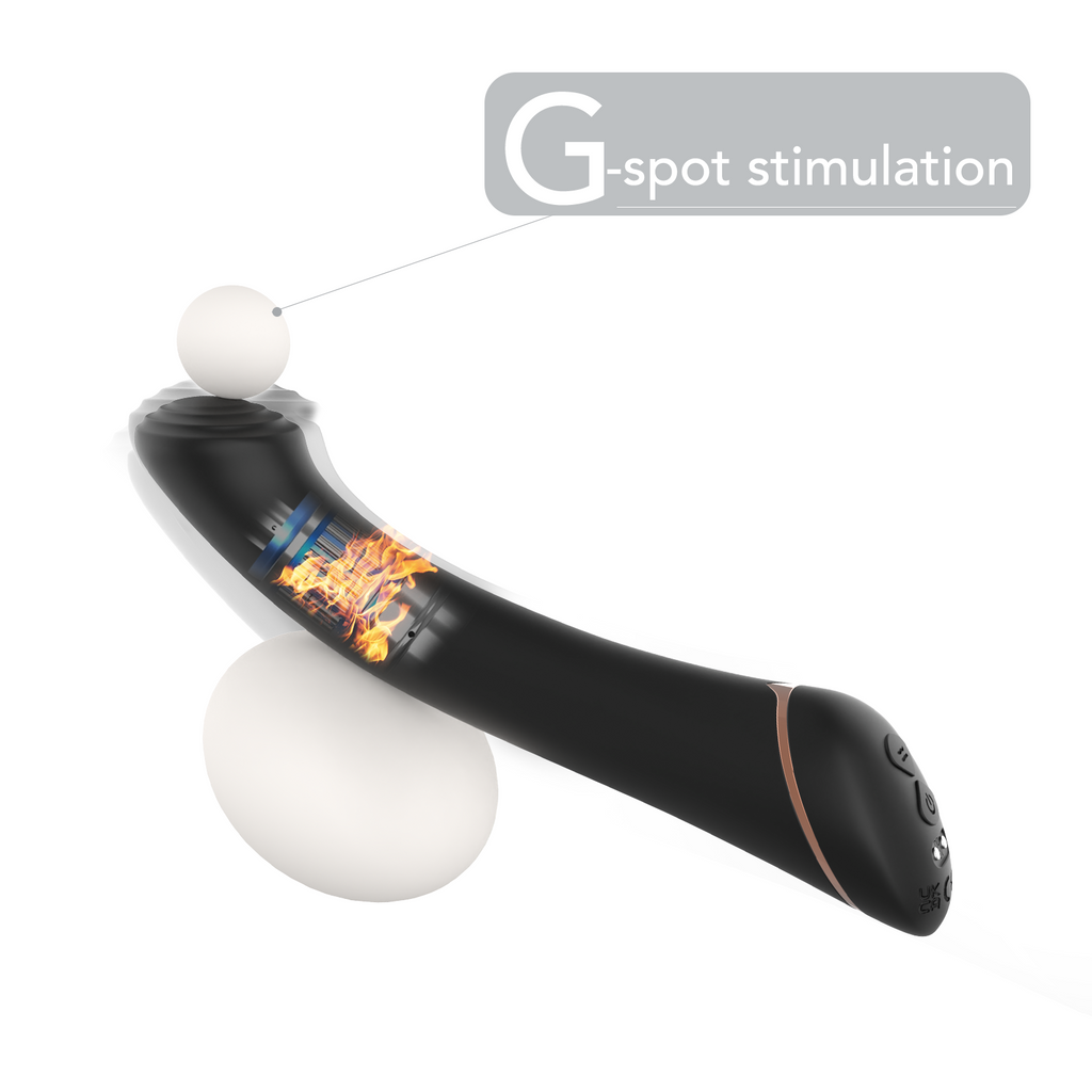 9-Function Luxury Rabbit Vibrator - Vibrating Sucking Swinging Rotating Thrusting with Heating & APP Remote Control